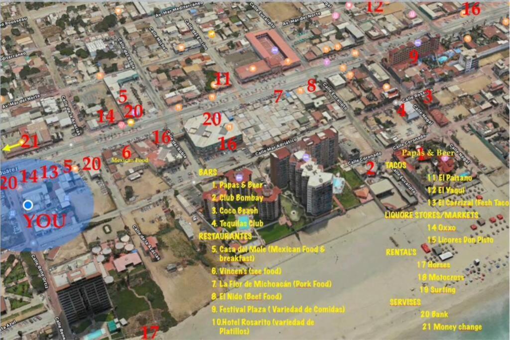 Lovely 1 Downtown Studio Rosarito Eksteriør bilde